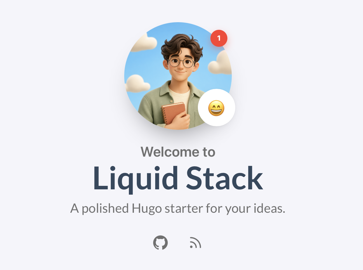 Liquid Stack homepage announcement