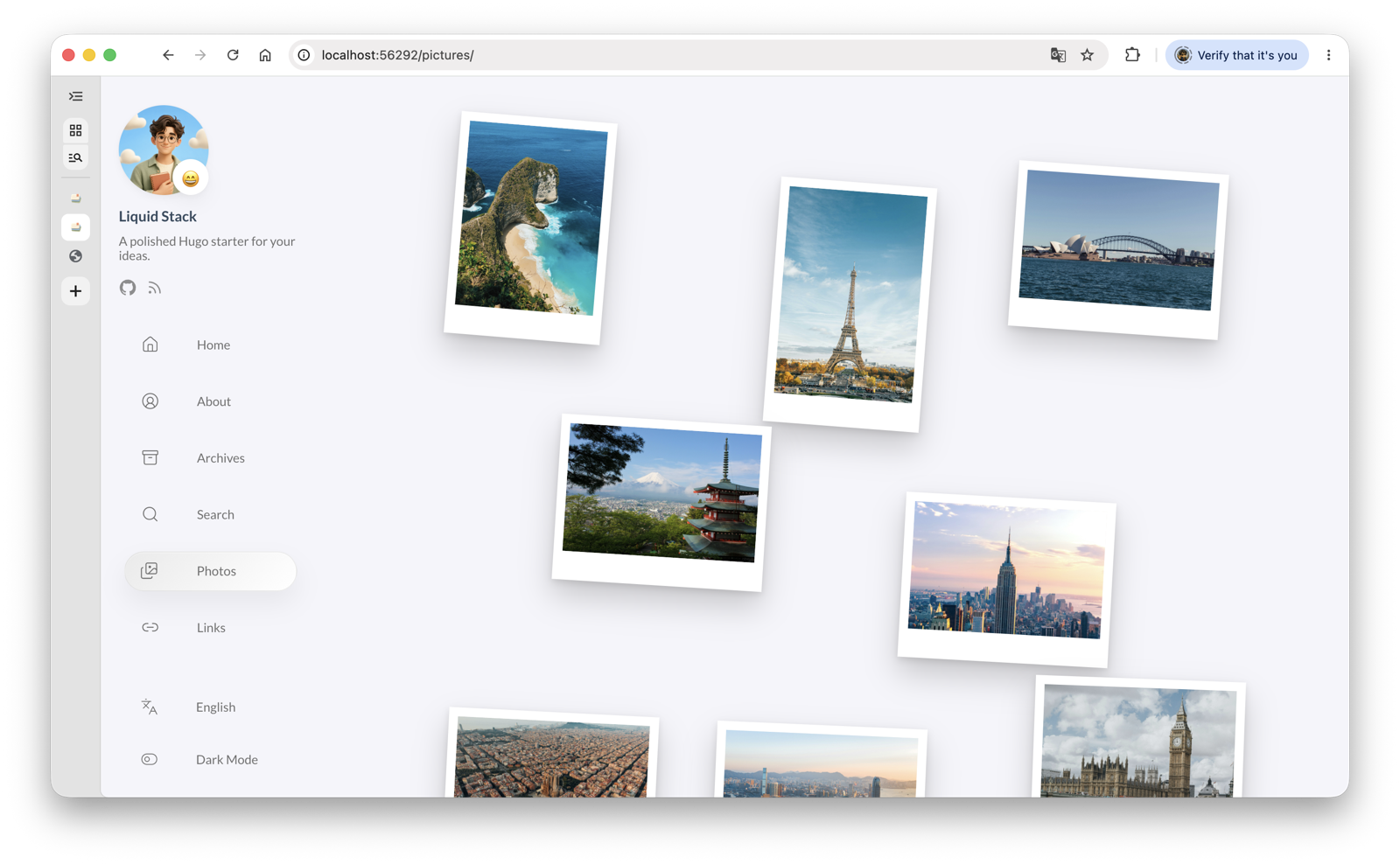 Liquid Stack photo wall