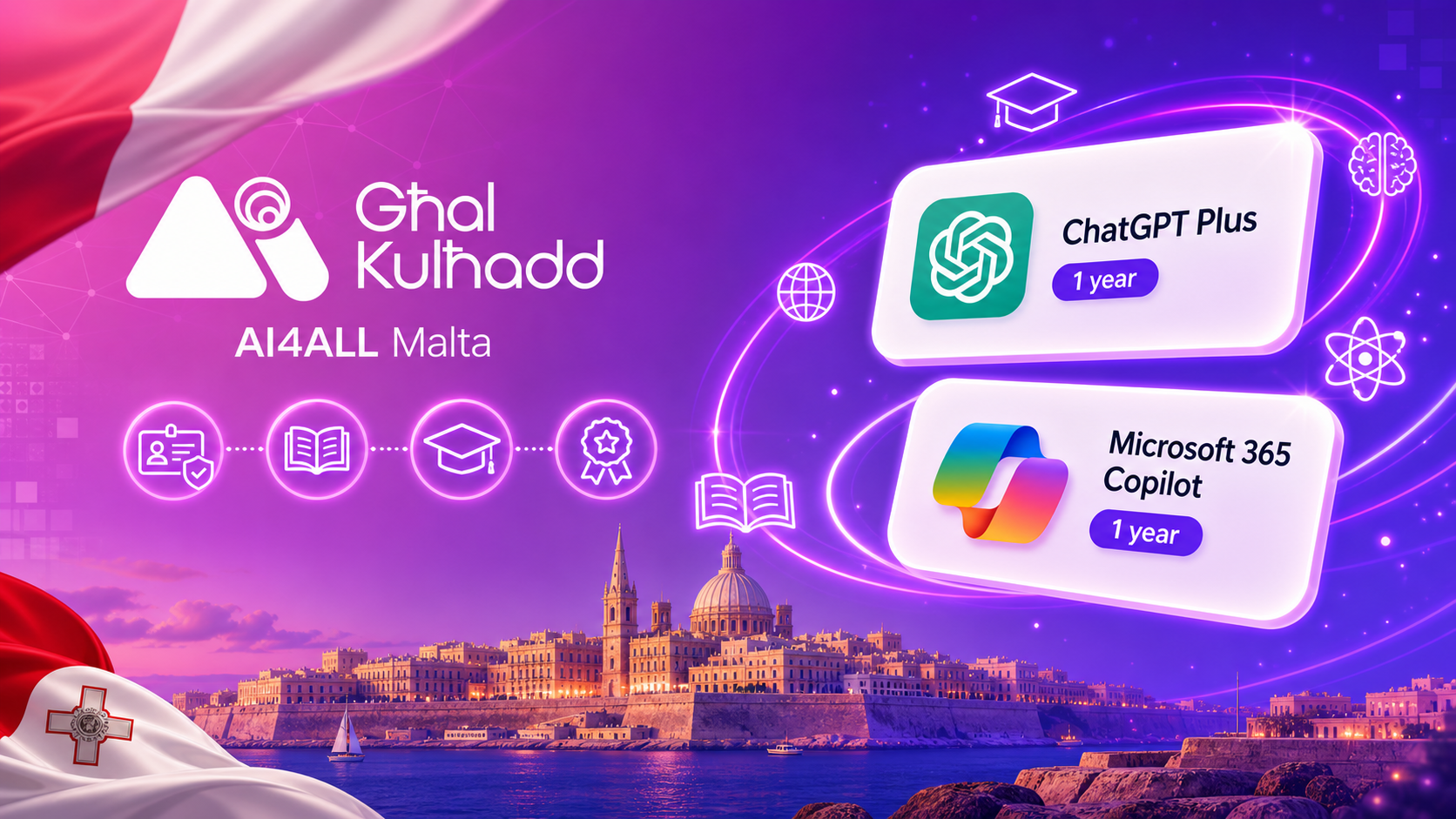 Featured image of post How to Claim One Year of ChatGPT Plus in Malta: AI for All Registration, Courses, and Activation