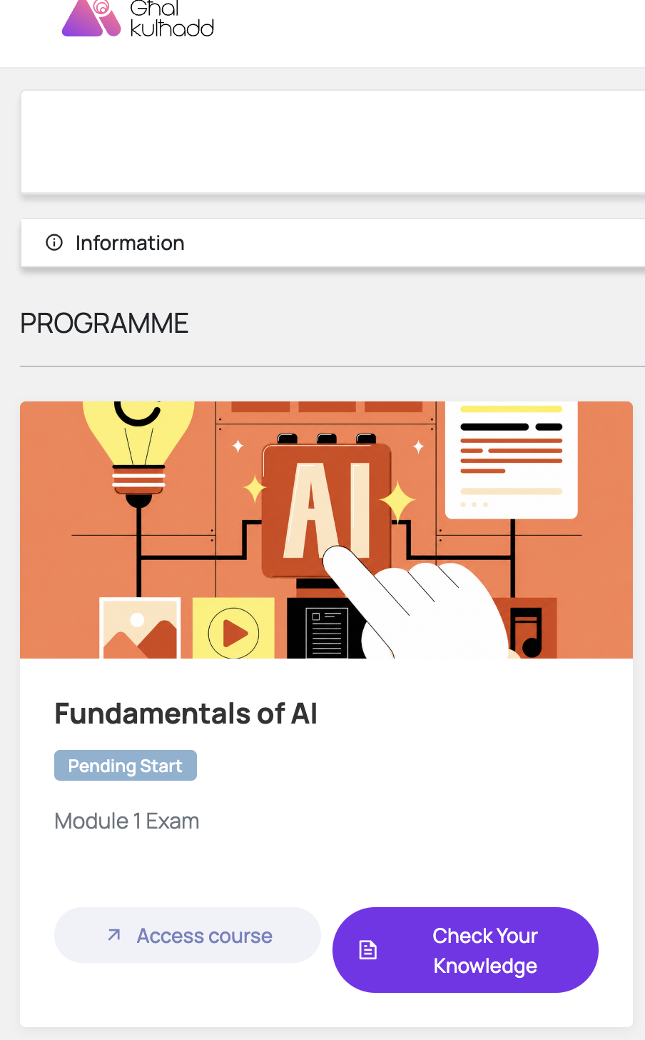 Return to AI4ALL platform after completing a course