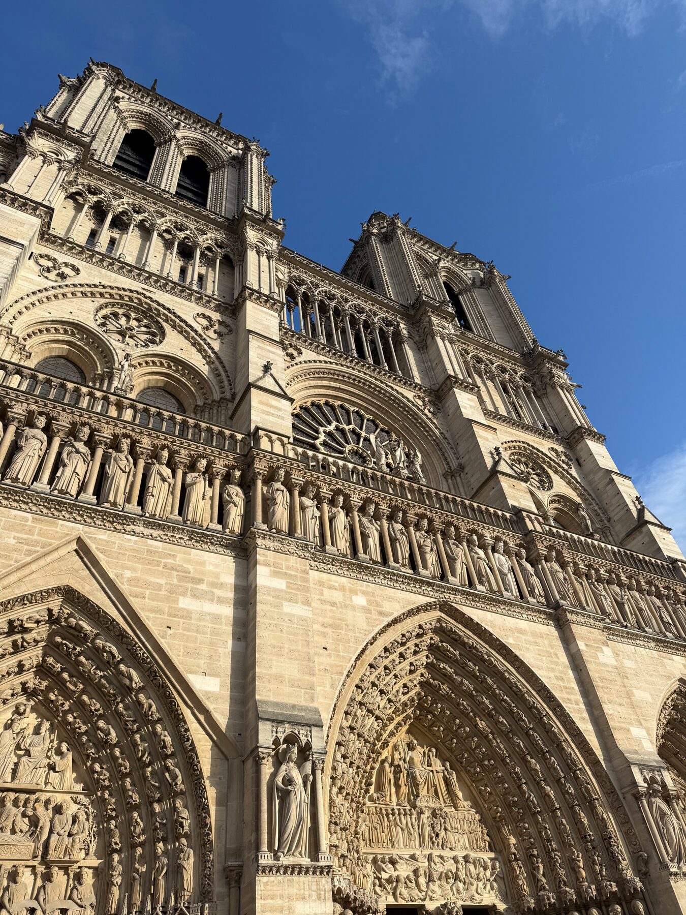 Notre-Dame in sunlight