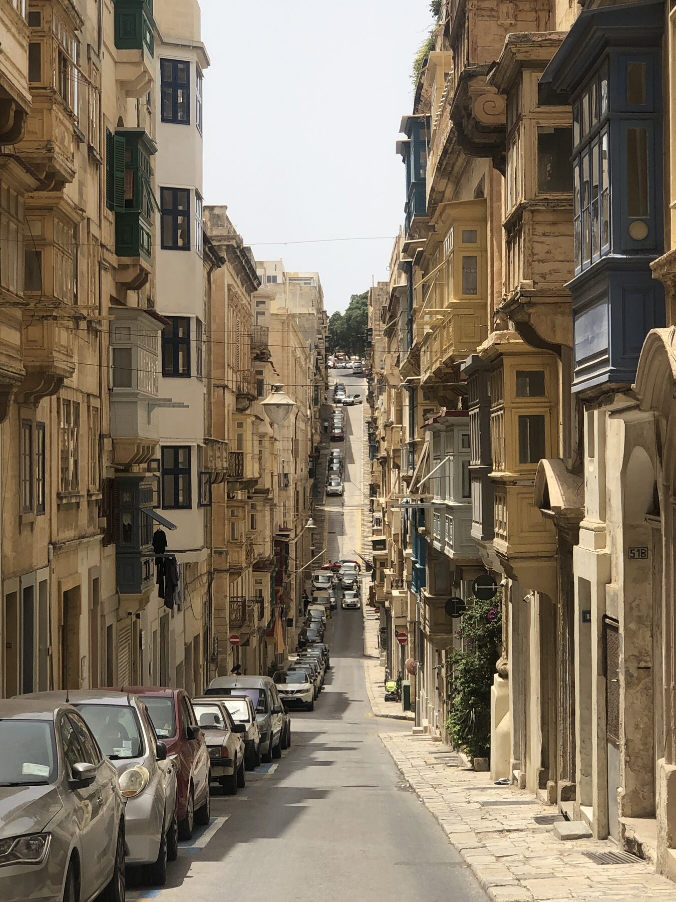 Downhill street