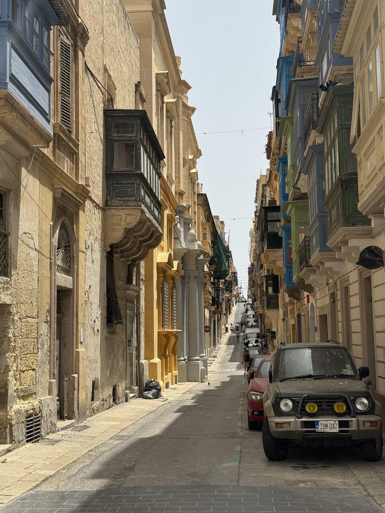 Valletta balconies