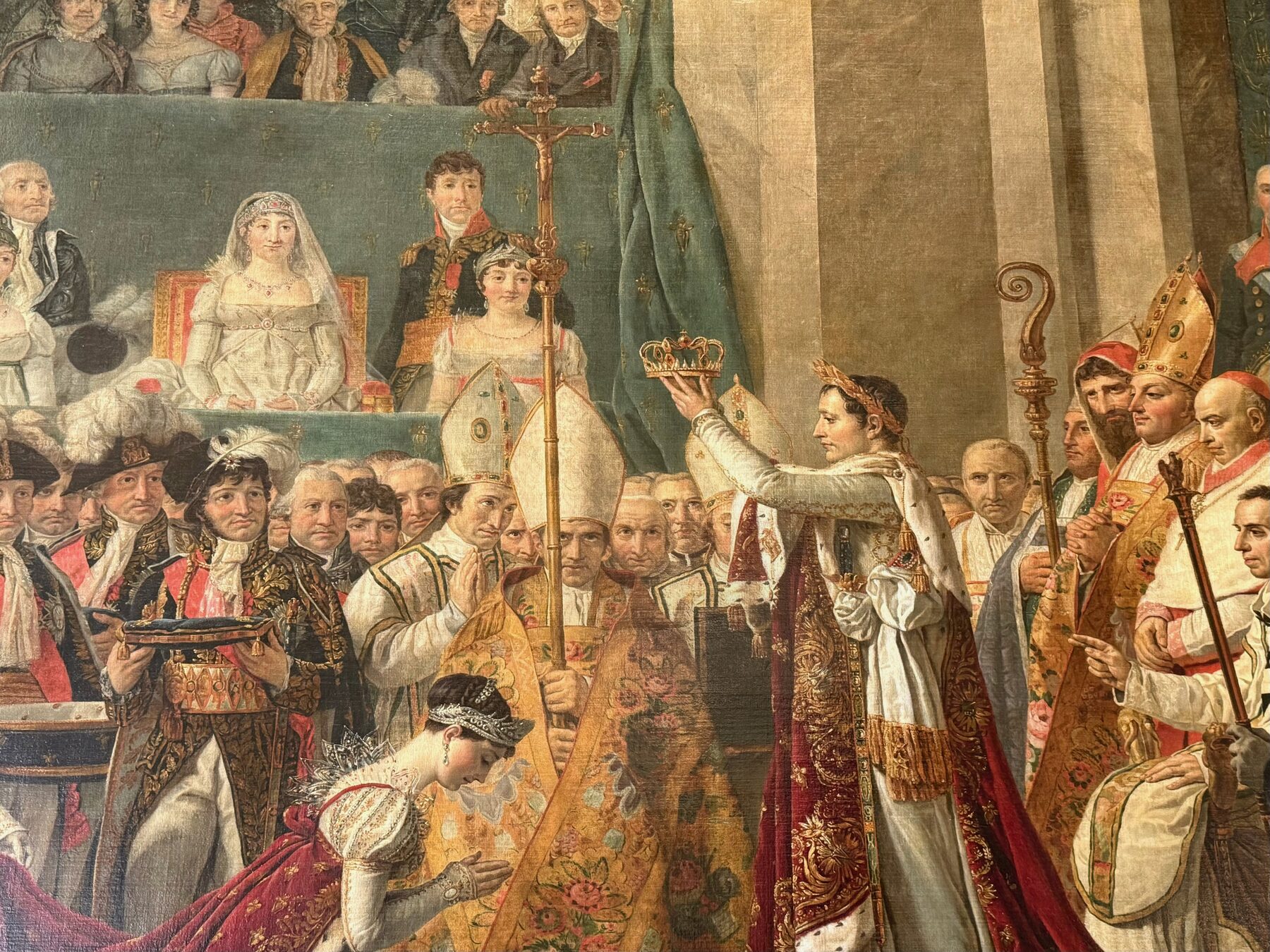 The coronation scene