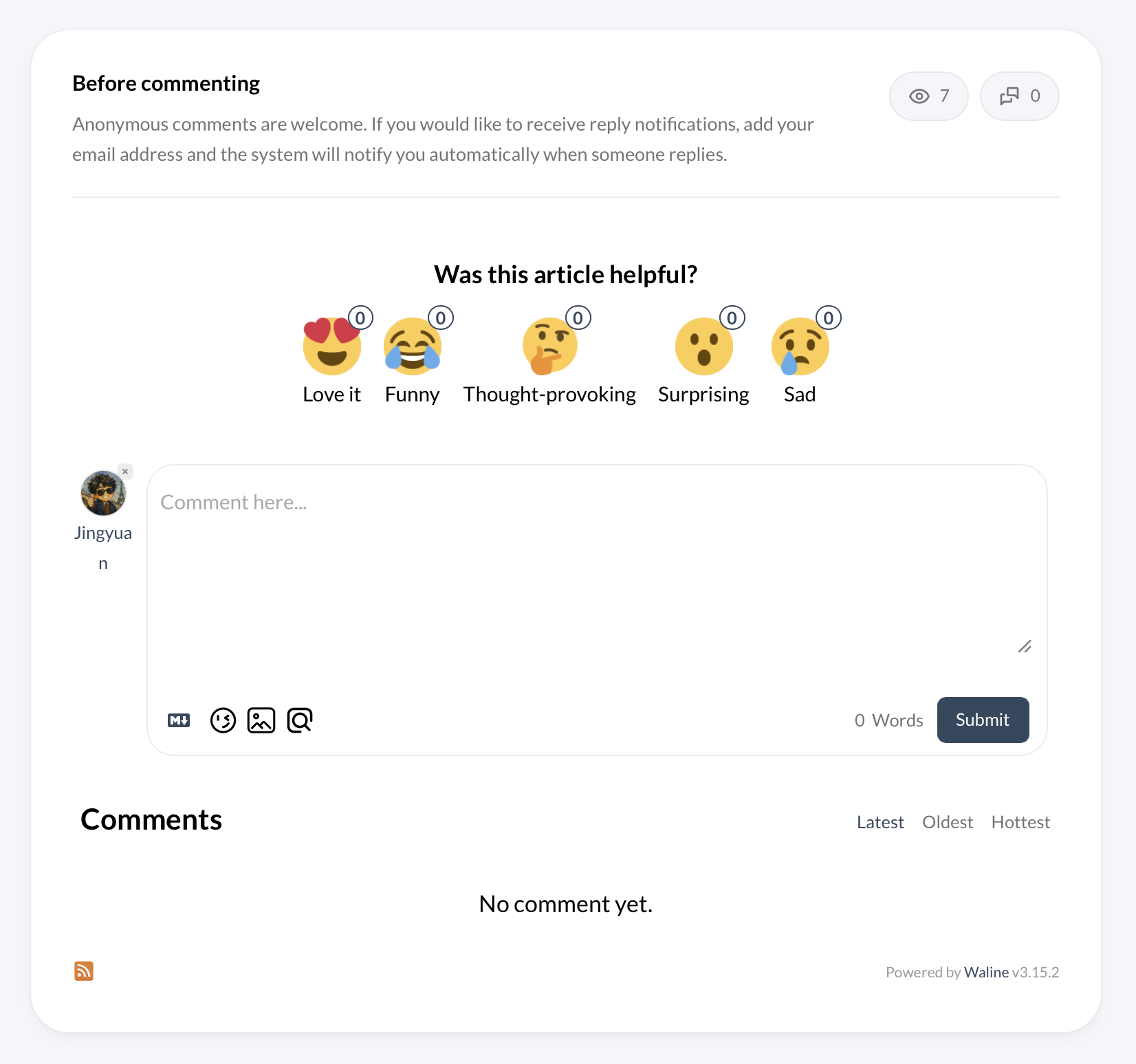 Moving This Site to Waline: Guest Comments, Email Replies, and Unified Pageviews